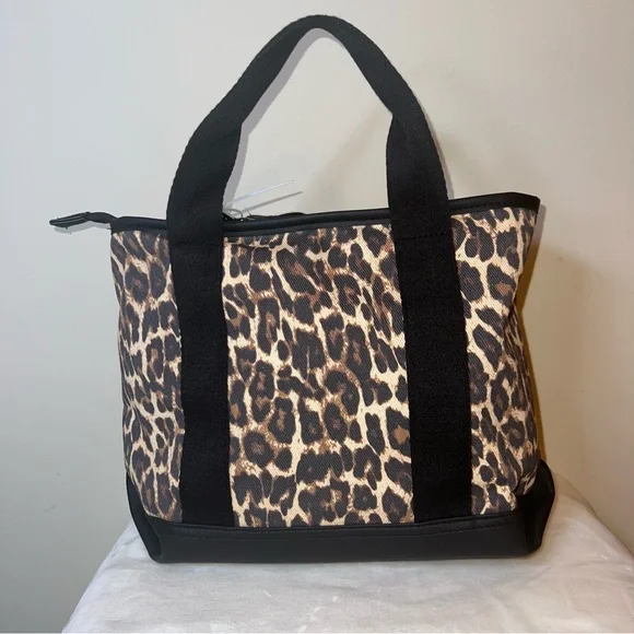 Luv Betsey Leopard Print Tote – Heart Logo & Teddy Charm • NWT - Picture 6 of 11